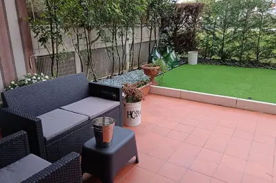 Giardino di Art-Apart LT appartamento con giardino privato