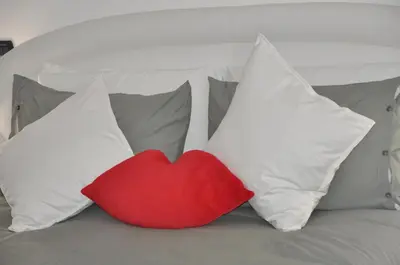Letto o letti in una camera di Ex Casa degli Artisti