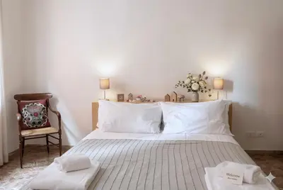 Letto o letti in una camera di Cà De Sbiess