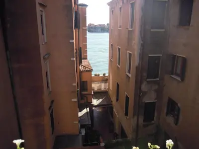 Vista sul fiume nelle vicinanze dell'affittacamere