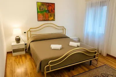 Letto o letti in una camera di Ca' De Mezo near San Marco