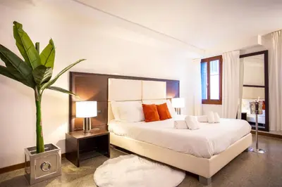 Letto o letti in una camera di Luxury Apartment in San Marco, Venice