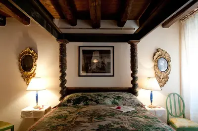 Letto o letti in una camera di Casa Dell'Albero