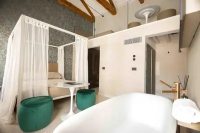 Letto o letti in una camera di Palazzetto MyVenice