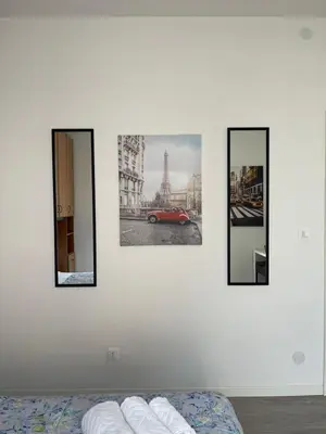 Letto o letti in una camera di Casa Vianello