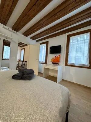 Letto o letti in una camera di Sora al Ponte