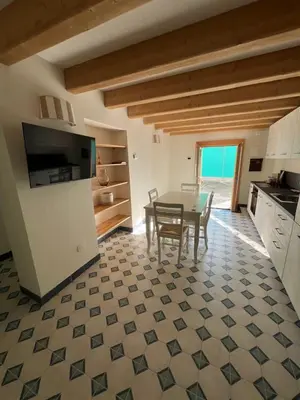 Cucina o angolo cottura di Appartamento Fronte Laguna Ca’Nonica