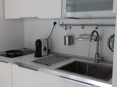 Cucina o angolo cottura di Appartamento Al Bianco Convento