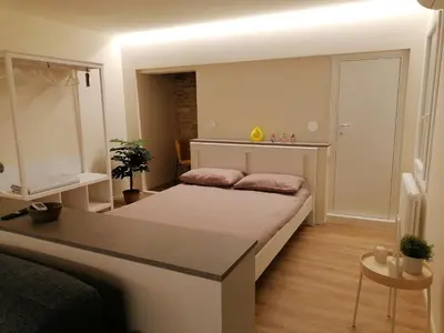 Letto o letti in una camera di Al Portico