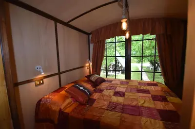 Letto o letti in una camera di terrebio bungalow