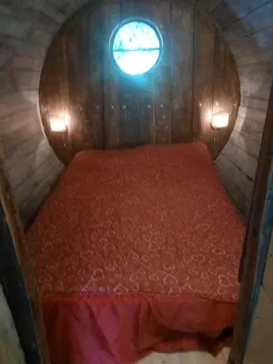 Letto o letti in una camera di terrebio bungalow
