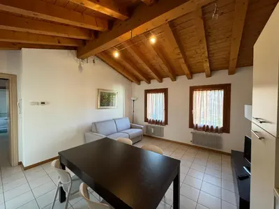 Area soggiorno di Cà Maria - Appartamento Mansardato al primo piano