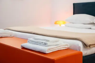 Letto o letti in una camera di AtoLiving Greci