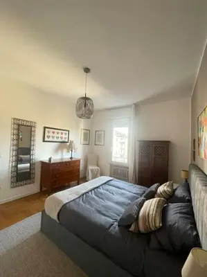 Letto o letti in una camera di casa di robi