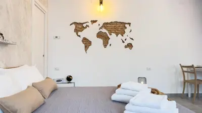 Letto o letti in una camera di The Grey Apartment