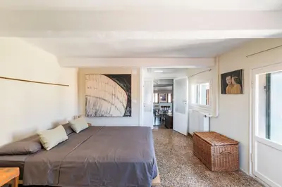 Letto o letti in una camera di Cà Formosa