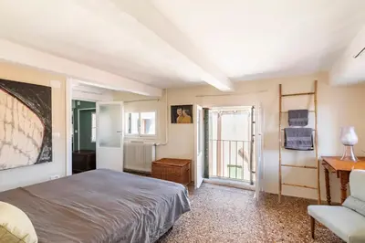 Letto o letti in una camera di Cà Formosa
