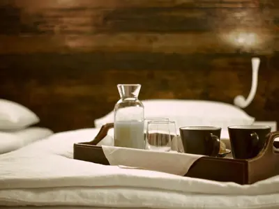 Letto o letti in una camera di Hotel Antica Abbazia