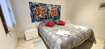 Letto o letti in una camera di Rose House with private Garden