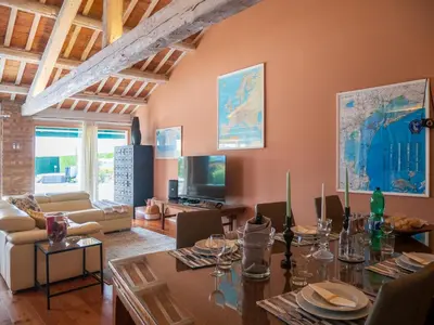 TV o dispositivi per l'intrattenimento presso The Roses House vicino Chioggia, Sottomarina e Venezia
