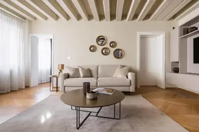 Area soggiorno di San Giovanni e Paolo Canal View Apartment R&R