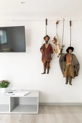 TV o dispositivi per l'intrattenimento presso Attic San Marco for 5 Person - AC - Wifi