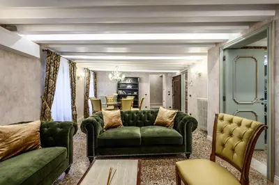 Area soggiorno di Cà Rialto 4122 Luxury Terrace