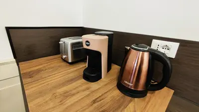 Set per la preparazione di tè e caffè presso Venice Twist Suite