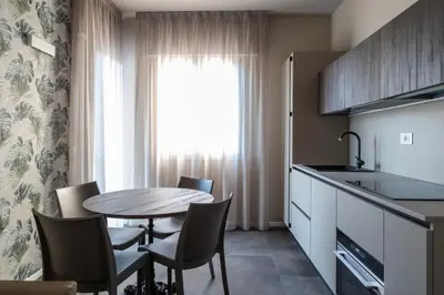 Cucina o angolo cottura di Suite Dall'Alba al Tramonto