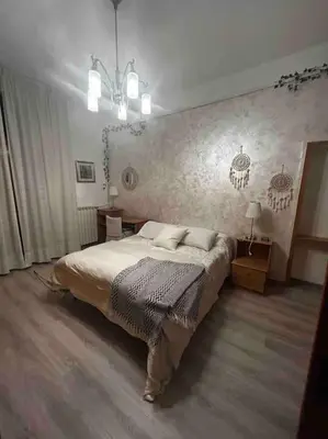 Letto o letti in una camera di Mirella Apt, 2Min Train Station