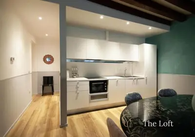 Cucina o angolo cottura di The Lovers' Loft