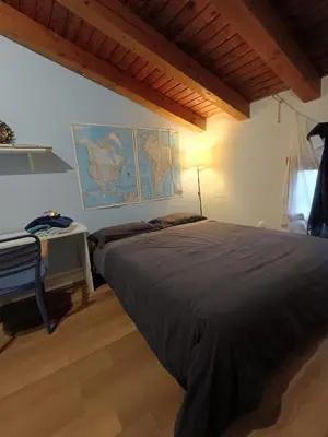 Letto o letti in una camera di la casetta di Giò