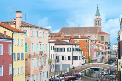 Vista generica su Chioggia o vista sulla città dall'interno dell'appartamento