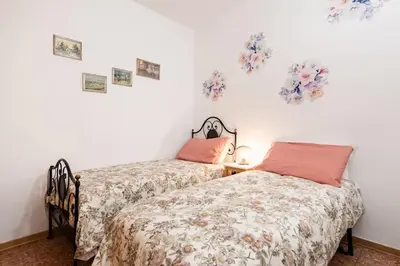 Letto o letti in una camera di Ca' della Madoneta - Vista Canale