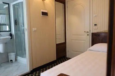 Letto o letti in una camera di Hotel Ristorante Ca' Nova