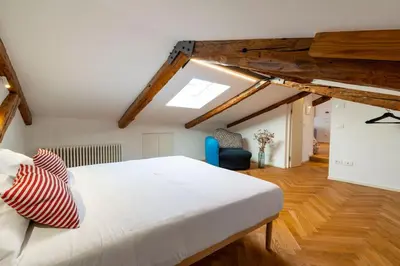 Letto o letti in una camera di Casa CaLi con Altana
