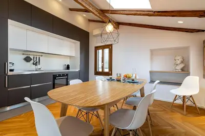 Cucina o angolo cottura di Casa CaLi con Altana
