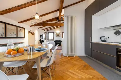 Cucina o angolo cottura di Casa CaLi con Altana