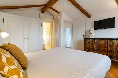 Letto o letti in una camera di Casa CaLi con Altana