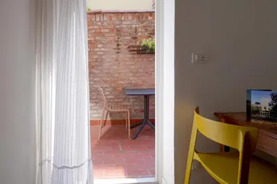 TV o dispositivi per l'intrattenimento presso Apartment with court center Venice Historical Center
