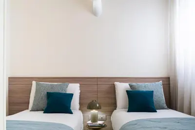Letto o letti in una camera di Grand Canal Luxury Apartments With Terrace R&R