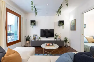 Area soggiorno di La Casa Più Centrale A Venezia, Con Corte Privata