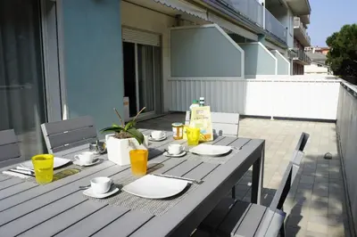 Balcone o terrazza di Appartamenti Aquamarina