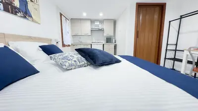 Letto o letti in una camera di Blue Eyes by Ca-Sa Check