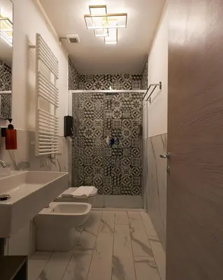 Bagno di Business e Tourism Superior Rooms con bagno privato MASCHERETTA Venezia Dolo