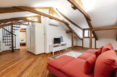 TV o dispositivi per l'intrattenimento presso Accademia Sunshine with Terrace