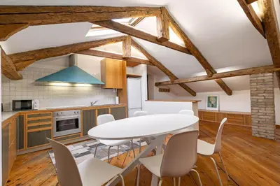 Cucina o angolo cottura di Accademia Sunshine with Terrace
