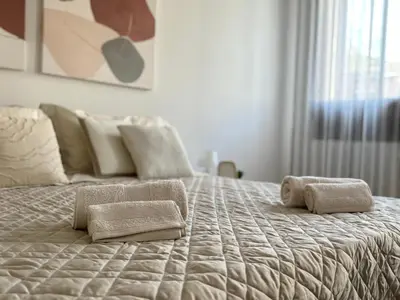 Letto o letti in una camera di ST. ALVISE SUITE