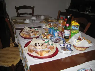 Cibo presso il bed & breakfast o nelle vicinanze