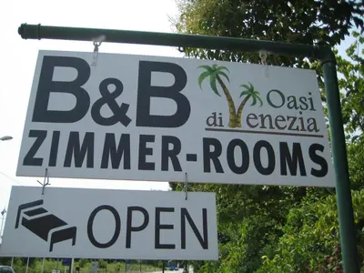 Certificato, attestato, insegna o altro documento esposto da B&B Oasi di Venezia